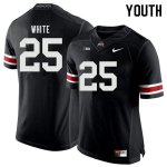 Youth Ohio State Buckeyes #25 Brendon White Black Nike NCAA College Football Jersey Original SVP7044TD